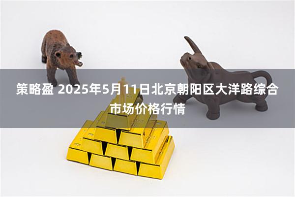 策略盈 2025年5月11日北京朝阳区大洋路综合市场价格行情