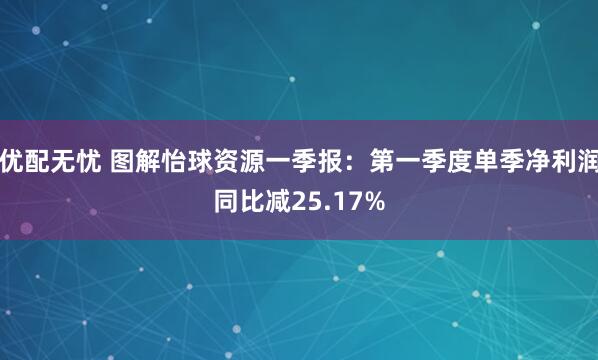 优配无忧 图解怡球资源一季报：第一季度单季净利润同比减25.17%
